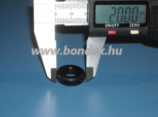 Kábelátvezető gumi 1,5 mm vastag lemezélhez